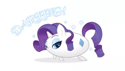 Size: 1606x903 | Tagged: safe, artist:cocaine, derpibooru import, rarity, unicorn, darling, image, looking at you, mareshmallow pony, png, sassy, starry eyes, wingding eyes