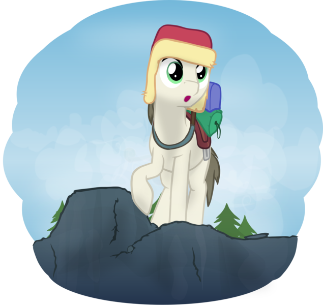 Size: 1399x1321 | Tagged: safe, artist:equestriaexploration, derpibooru import, fortune favors, pony, atg 2022, hat, image, newbie artist training grounds, png, solo