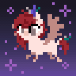 Size: 510x510 | Tagged: safe, artist:syriskater, derpibooru import, oc, unofficial characters only, pegasus, pony, animated, female, flying, gif, image, mare, pegasus oc, pixel art, solo, wings