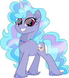 Size: 7513x8426 | Tagged: safe, artist:shootingstarsentry, derpibooru import, oc, oc:crystal charm, pony, unicorn, absurd resolution, female, g5, image, mare, offspring, parent:alphabittle, parent:izzy moonbow, png, simple background, solo, transparent background