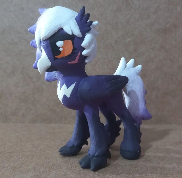 Size: 1080x1058 | Tagged: safe, artist:more by sototheangel, artist:sototheangel, derpibooru import, oc, classical hippogriff, hippogriff, original species, pony, advertisement, commission, commission info, craft, hippogriff oc, image, jpeg, keychain, my little pony, original art, original character do not steal, photo, sculpey, sculpture
