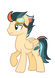 Size: 2480x3508 | Tagged: safe, derpibooru import, oc, oc:turbo swifter, pegasus, pony, canon x oc, female, goggles, image, male, my little pony, pegasus oc, png, stallion, straight, wings