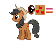 Size: 216x193 | Tagged: safe, edit, applejack, pony, applejaxk, black edits, diversity, female, image, lesbian pride flag, lgbt, mare, no hetero, png, poc, pride, pride flag, social justice, social justice warrior, stop heteros, stop racism, trans lesbian, trans lesbian mare, transgender, woc