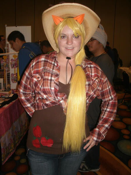 Size: 2121x2828 | Tagged: safe, artist:arp-photography, derpibooru import, applejack, human, clothes, cosplay, costume, equestria la, equestria la 2013, high res, image, irl, irl human, jpeg, photo