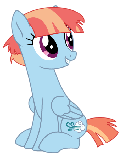 Size: 1196x1528 | Tagged: safe, artist:bomberchif, artist:twilyisbestpone, derpibooru import, windy whistles, pegasus, pony, base used, cute, female, image, looking at something, mare, png, pretty, simple background, sitting, smiling, solo, transparent background, windybetes