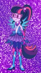 Size: 540x960 | Tagged: safe, derpibooru import, sci-twi, twilight sparkle, equestria girls, boots, clothes, crystal guardian, high heel boots, image, jpeg, shoes, solo