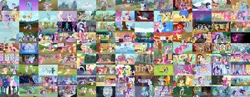 Size: 8000x3115 | Tagged: safe, derpibooru import, edit, edited screencap, screencap, apple bloom, applejack, berry punch, berryshine, big macintosh, bon bon, derpy hooves, discord, fluttershy, grogar, king sombra, maud pie, octavia melody, pinkie pie, prince blueblood, princess cadance, princess celestia, princess luna, queen chrysalis, rainbow dash, rarity, scootaloo, shining armor, smolder, spike, starlight glimmer, sweetie belle, sweetie drops, tree of harmony, twilight sparkle, twilight sparkle (alicorn), vinyl scratch, yona, alicorn, bat pony, breezie, changeling, diamond dog, dragon, gryphon, yak, zebra, 2 4 6 greaaat, a bird in the hoof, a canterlot wedding, a dog and pony show, a friend in deed, a horse shoe-in, a trivial pursuit, apple family reunion, applebuck season, baby cakes, bats!, between dark and dawn, boast busters, bridle gossip, call of the cutie, castle mane-ia, common ground, daring don't, daring doubt, dragon dropped, dragon quest, dragonshy, equestria games (episode), fall weather friends, family appreciation day, feeling pinkie keen, filli vanilli, flight to the finish, for whom the sweetie belle toils, frenemies (episode), friendship is magic, games ponies play, going to seed, green isn't your color, griffon the brush off, growing up is hard to do, hearth's warming eve (episode), hearts and hooves day (episode), hurricane fluttershy, inspiration manifestation, it ain't easy being breezies, it's about time, just for sidekicks, keep calm and flutter on, leap of faith, lesson zero, look before you sleep, luna eclipsed, magic duel, magical mystery cure, maud pie (episode), may the best pet win, mmmystery on the friendship express, one bad apple, over a barrel, owl's well that ends well, party of one, pinkie apple pie, pinkie pride, ponyville confidential, princess twilight sparkle (episode), putting your hoof down, rainbow falls, rarity takes manehattan, read it and weep, season 1, season 2, season 3, season 4, season 9, secret of my excess, she talks to angel, she's all yak, simple ways, sisterhooves social, sleepless in ponyville, somepony to watch over me, sonic rainboom (episode), sparkle's seven, spike at your service, stare master, student counsel, suited for success, swarm of the century, sweet and elite, sweet and smoky, testing testing 1-2-3, the beginning of the end, the best night ever, the big mac question, the crystal empire, the cutie mark chronicles, the cutie pox, the ending of the end, the last laugh, the last problem, the last roundup, the mysterious mare do well, the point of no return, the return of harmony, the show stoppers, the summer sun setback, the super speedy cider squeezy 6000, the ticket master, three's a crowd, too many pinkie pies, trade ya, twilight time, twilight's kingdom, uprooted, winter wrap up, wonderbolts academy, spoiler:s09, amy keating rogers, canterlot castle, carousel boutique, chris savino, cutie mark crusaders, dave polsky, dave rapp, ed valentine, element of generosity, element of honesty, element of kindness, element of laughter, element of loyalty, element of magic, elements of harmony, g.m. berrow, hulu, image, jayson thiessen, jim miller, josh haber, m.a. larson, mane six, manehattan, meghan mccarthy, mike vogel, natasha levinger, netflix, nick confalone, nicole dubuc, png, ponyville, power ponies, the last crusade (episode), wall of tags