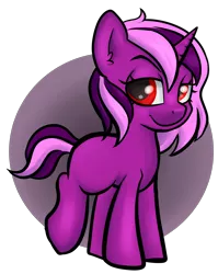Size: 2194x2762 | Tagged: safe, artist:dumbwoofer, derpibooru import, oc, oc:ilygredd, goo, goo pony, original species, pony, unicorn, female, image, looking at you, mare, png, raised eyebrow, simple background, smiling, smiling at you, solo, tail