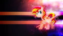 Size: 3840x2160 | Tagged: safe, artist:90sigma, artist:game-beatx14, derpibooru import, edit, sunset shimmer, pony, unicorn, female, image, mare, png, solo, wallpaper, wallpaper edit