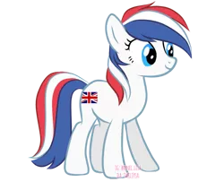 Size: 1068x868 | Tagged: safe, artist:twiliysa, derpibooru import, oc, oc:britannia (uk ponycon), ponified, unofficial characters only, pony, image, nation ponies, png, simple background, solo, transparent background, united kingdom