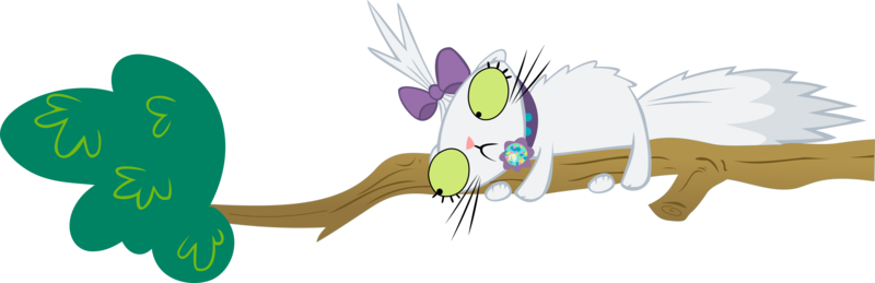 Size: 4304x1393 | Tagged: safe, artist:pangbot, derpibooru import, opalescence, cat, suited for success, image, png, simple background, solo, transparent background, tree branch, vector