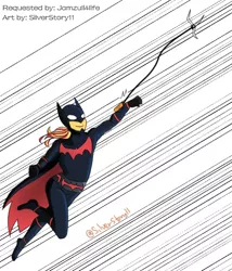 Size: 500x583 | Tagged: safe, derpibooru import, sunset shimmer, equestria girls, batman, dc comics, grappling hook, image, png