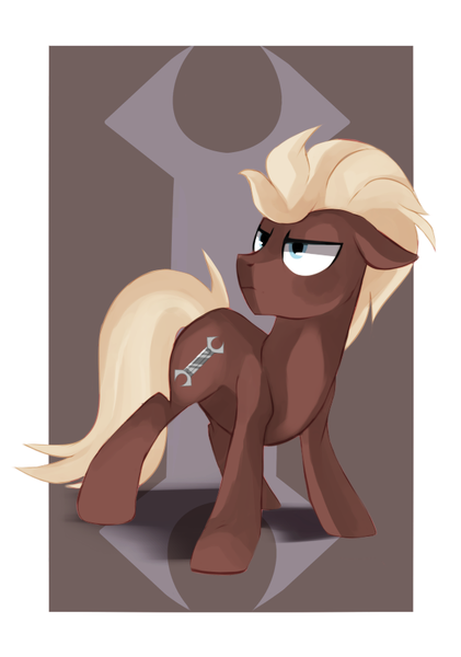 Size: 612x872 | Tagged: safe, artist:pepooni, derpibooru import, oc, unofficial characters only, earth pony, pony, image, png, solo