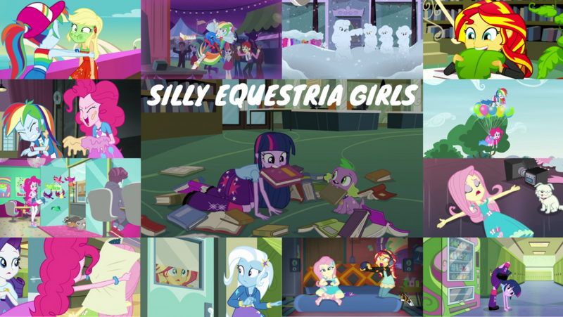 Size: 1280x722 | Tagged: safe, derpibooru import, edit, edited screencap, editor:quoterific, screencap, applejack, fluttershy, pinkie pie, rainbow dash, rarity, sci-twi, spike, sunset shimmer, teddy t. touchdown, trixie, twilight sparkle, velvet sky, dog, pony, rabbit, raccoon, epic fails (equestria girls), eqg summertime shorts, equestria girls, equestria girls (movie), equestria girls series, forgotten friendship, friendship games, game stream, outtakes (episode), perfect day for fun, pinkie spy (short), rainbow rocks, spring breakdown, street chic, tip toppings, tip toppings: fluttershy, spoiler:eqg series (season 2), :o, animal, balloon, bass guitar, book, boots, canterlot high, clothes, controller, cute, cutie mark, cutie mark on clothes, dashabetes, diapinkes, eyes closed, female, floating, geode of fauna, geode of sugar bombs, geode of super strength, hairpin, hallway, headphones, high angle, humane five, humane seven, humane six, image, jacket, jewelry, leather, leather jacket, library, lockers, magical geodes, male, mouth hold, musical instrument, necklace, open mouth, open smile, pinkie being pinkie, png, ponied up, shimmerbetes, shoes, silly, silly pony, smiling, spike the dog, spread wings, tanktop, text, that pony sure does love books, vending machine, video camera, who's a silly pony, wings