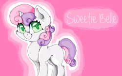 Size: 926x582 | Tagged: safe, artist:holomouse, derpibooru import, sweetie belle, pony, unicorn, female, filly, foal, image, png, solo