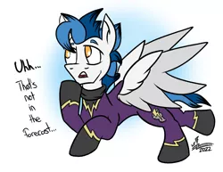 Size: 1210x935 | Tagged: safe, artist:whirlwindflux, derpibooru import, oc, oc:whirlwind flux, unofficial characters only, pegasus, pony, eyebrows, frown, image, male, open mouth, pegasus oc, png, shadowbolts, signature, solo, spread wings, stallion, wings