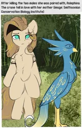 Size: 550x861 | Tagged: safe, artist:beardie, derpibooru import, oc, oc:alsephina, oc:hyra glyph, bird, earth pony, image, jpeg, meme