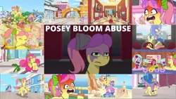 Size: 1967x1109 | Tagged: safe, derpibooru import, edit, edited screencap, editor:quoterific, screencap, dazzle feather, hitch trailblazer, izzy moonbow, posey, posey (g5), queen haven, rainbow dash, sunny starscout, tree hugger, earth pony, pegasus, pony, unicorn, my little pony: tell your tale, spoiler:g5, spoiler:my little pony: tell your tale, spoiler:tyts01e08, spoiler:tyts01e09, spoiler:tyts01e11, spoiler:tyts01e13, spoiler:tyts01e16, spoiler:tyts01e18, spoiler:tyts01e22, abuse, alphabittle blossomforth, angry, beach, blender (object), bow, chase, cinema, dahlia, dumpster diving, falling, female, flower, foal me once, food, g5, glomp, grin, hair bow, helmet, image, imminent vore, it's t.u.e.s. day, jewelry, mangosteen, mare, maretime bay day 2.0, microphone, museum, necklace, neighfever, offscreen character, on your cutie marks, painting, parody, pineapple, png, posey bloom is not amused, posey can't catch a break, posey is not amused, poseybuse, red face, sandcastle, scooter, señor butterscotch, smiling, sneezing, spill, spilled drink, sunny starscout is not amused, tail, tail bow, transformers, trotformers, unamused, wall of tags, zipp's yes day