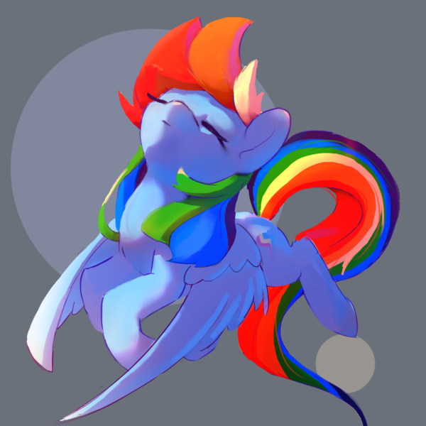 Size: 1740x1740 | Tagged: safe, artist:rainsketch, derpibooru import, rainbow dash, pegasus, pony, abstract background, eyes closed, female, image, mare, png, solo, spread wings, wings