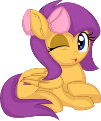 Size: 5856x7010 | Tagged: safe, artist:cyanlightning, derpibooru import, oc, unofficial characters only, pegasus, pony, .svg available, absurd resolution, bow, ear fluff, female, filly, foal, image, png, simple background, sitting, solo, transparent background, vector