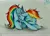 Size: 2047x1468 | Tagged: safe, artist:liaaqila, derpibooru import, rainbow dash, pegasus, pony, behaving like a cat, cute, dashabetes, eyes closed, folded wings, image, iwtcird, jpeg, meme, ponified animal photo, simple background, solo, stretching, traditional art, white background, wings