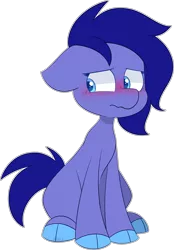 Size: 1928x2769 | Tagged: safe, artist:jetjetj, derpibooru import, oc, oc:blue jay, earth pony, pony, blushing, image, male, png, simple background, solo, stallion, transparent background