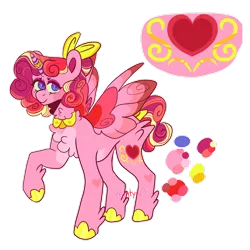 Size: 1920x1920 | Tagged: safe, artist:mintyo0s, derpibooru import, princess cadance, alicorn, pony, bow, chest fluff, female, hair bow, image, mare, png, raised hoof, redesign, simple background, solo, story included, transparent background