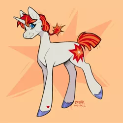 Size: 1072x1072 | Tagged: safe, artist:beyhr, derpibooru import, oc, unofficial characters only, pony, unicorn, image, jpeg, looking at you, smiling, solo