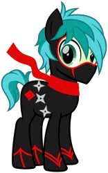 Size: 2000x3200 | Tagged: safe, artist:ponygamer2020, derpibooru import, sandbar, earth pony, pony, school daze, clothes, crossover, cute, happy, image, looking at you, male, ninja, png, randy cunningham: 9th grade ninja, sandabetes, scarf, shuriken, simple background, solo, suit, teenager, transparent background, vector, weapon
