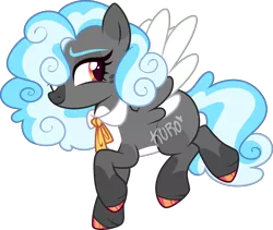 Size: 2382x2010 | Tagged: safe, artist:kurosawakuro, derpibooru import, oc, pegasus, pony, base used, colored wings, female, image, mare, offspring, parent:lemon hearts, parent:thunderlane, png, simple background, solo, transparent background, two toned wings, wings