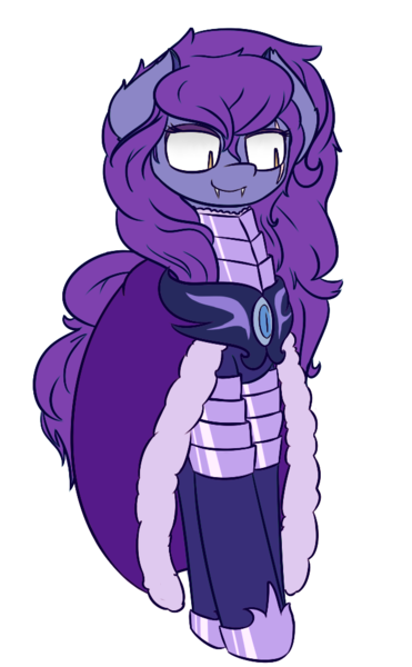 Size: 627x1015 | Tagged: safe, artist:umbreow, derpibooru import, oc, oc:amelia valkyria, bat pony, pony, ask the lunar general, clothes, female, image, mare, png, simple background, solo, transparent background