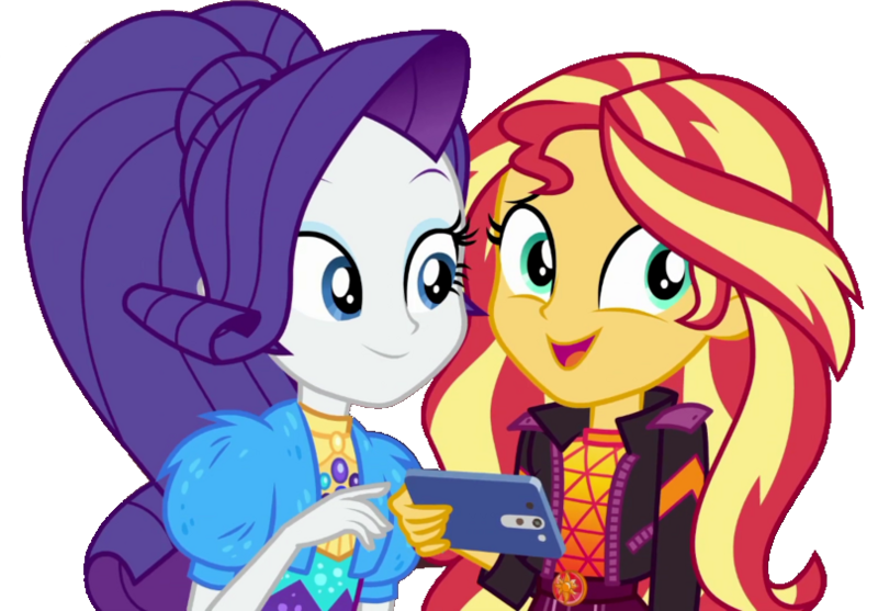 Size: 809x563 | Tagged: safe, artist:marcoequestrian98, derpibooru import, edit, edited screencap, screencap, rarity, sunset shimmer, equestria girls, background removed, duo, duo female, female, image, not a vector, png, simple background, transparent background