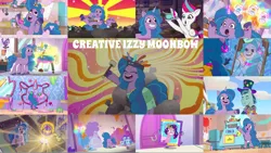Size: 1968x1109 | Tagged: safe, derpibooru import, edit, edited screencap, editor:quoterific, screencap, hoofdini, izzy moonbow, pipp petals, zipp storm, earth pony, pegasus, pony, unicorn, a home to share, my little pony: tell your tale, nightmare roommate, spoiler:g5, spoiler:my little pony: tell your tale, spoiler:tyts01e01, spoiler:tyts01e04, spoiler:tyts01e09, spoiler:tyts01e11, spoiler:tyts01e12, spoiler:tyts01e13, spoiler:tyts01e15, spoiler:tyts01e20, :o, baby, baby pony, dumpster diving, eyes closed, female, filly, filly izzy moonbow, g5, image, it's t.u.e.s. day, magic, making a foal of me, male, mare, maretime bay day 2.0, one trick pony (episode), open mouth, open smile, png, raccoonicorn, rufus (g5), señor butterscotch, smiling, stallion, telekinesis, text, the game is ahoof, younger