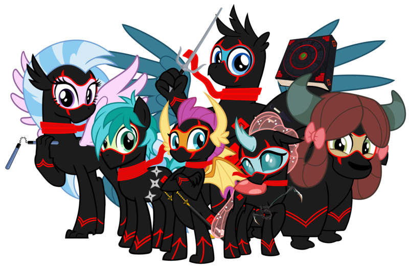 Size: 6120x4000 | Tagged: safe, artist:ponygamer2020, derpibooru import, gallus, ocellus, sandbar, silverstream, smolder, yona, changedling, changeling, classical hippogriff, dragon, earth pony, gryphon, hippogriff, pony, yak, school daze, :p, book, claws, clothes, cloven hooves, crossed arms, crossed legs, crossover, cute, cuteling, diaocelles, dragon wings, dragoness, excited, fangs, female, gallabetes, gasp, group, happy, horn, image, katana, kunai, kusarigama, looking at you, male, monkey swings, ninja, ninjanomicon, nose, nunchucks, png, randy cunningham: 9th grade ninja, sai, sandabetes, scarf, shuriken, shy, silly, simple background, solo, spread wings, student six, suit, sword, tail, teenaged dragon, teenager, tongue out, transparent background, vector, weapon, wings, yonadorable