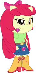 Size: 2178x4371 | Tagged: safe, artist:rose80149, derpibooru import, apple bloom, equestria girls, doll, equestria girls minis, g4, image, png, simple background, solo, toy, transparent background, vector