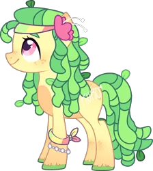 Size: 2236x2491 | Tagged: safe, artist:kurosawakuro, derpibooru import, oc, earth pony, pony, base used, female, image, mare, offspring, parent:fluttershy, parent:sandalwood, png, simple background, solo, transparent background