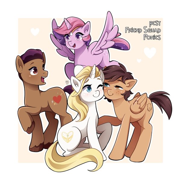 Size: 2048x2048 | Tagged: safe, artist:applesartt, derpibooru import, alicorn, earth pony, pegasus, pony, unicorn, adora, bow, catra, glimmer, image, jpeg, masters of the universe, meme, ponified meme, she-ra and the princesses of power