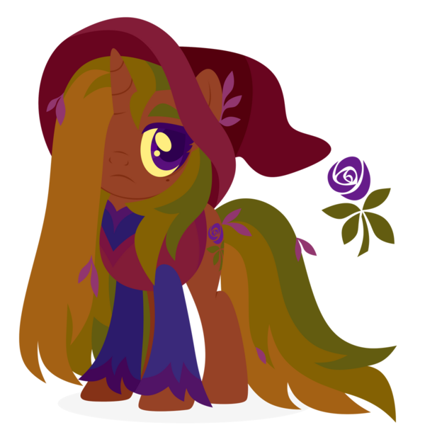 Size: 1024x1024 | Tagged: safe, artist:kabuvee, derpibooru import, oc, pony, unicorn, female, hat, image, mare, png, simple background, solo, transparent background, witch hat