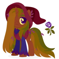 Size: 1024x1024 | Tagged: safe, artist:kabuvee, derpibooru import, oc, pony, unicorn, female, hat, image, mare, png, simple background, solo, transparent background, witch hat