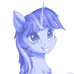 Size: 1024x1024 | Tagged: safe, artist:adagiostring, derpibooru import, twilight sparkle, alicorn, pony, bust, commission, cute, female, headshot commission, image, jpeg, mare, my little pony, portrait, royalty, smiling, solo, your character here
