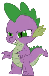 Size: 2000x3040 | Tagged: safe, artist:ponygamer2020, derpibooru import, spike, dragon, the mean 6, clone, ears, evil grin, evil laugh, evil spike, grin, image, laughing, male, mean spike, meanified, narrowed eyes, png, simple background, smiling, solo, standing, tail, transparent background, vector, what if