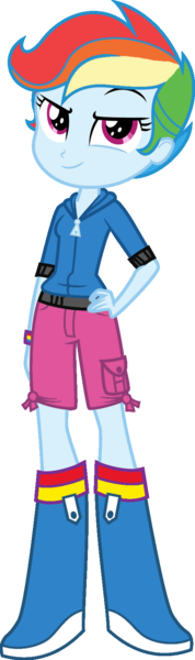 Size: 487x1640 | Tagged: safe, artist:iamsheila, artist:masem, derpibooru import, edit, vector edit, rainbow dash, scootaloo, equestria girls, female, hand on hip, image, png, simple background, solo, transparent background, vector