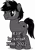 Size: 2418x3467 | Tagged: safe, oc:dark driveology, fake, image, implied death, monochrome, png, rest in peace, solo, trolling