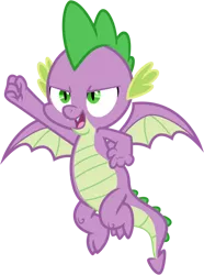 Size: 708x951 | Tagged: safe, artist:tajohnson6, derpibooru import, spike, dragon, molt down, flying, image, male, open mouth, png, simple background, solo, transparent background, vector, winged spike, wings