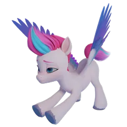 Size: 2048x2048 | Tagged: safe, derpibooru import, zipp storm, pegasus, pony, 3d, blender, blender cycles, colored wings, female, g5, image, iwtcird, mare, meme, multicolored hair, multicolored wings, png, render, simple background, solo, transparent background, wings