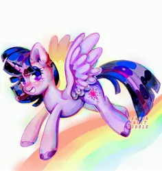 Size: 3500x3700 | Tagged: safe, artist:dragonfruitbubble, derpibooru import, twilight sparkle, alicorn, cute, g4, image, jpeg, rainbow, sparkles