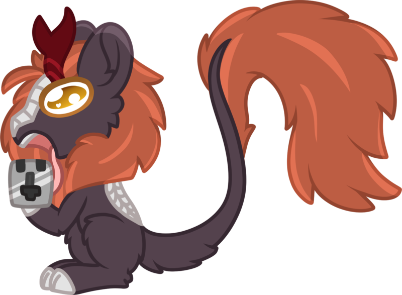 Size: 1669x1225 | Tagged: safe, artist:michini, derpibooru import, oc, unofficial characters only, kirin, chibi, image, kirin oc, licking, png, simple background, toaster, tongue out, transparent background