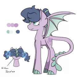 Size: 5511x5511 | Tagged: safe, artist:rainelathepegasus00, derpibooru import, oc, oc:moonstone, unofficial characters only, dracony, hybrid, claw hooves, dragon wings, fangs, female, image, interspecies offspring, offspring, parent:rarity, parent:spike, parents:sparity, png, reference sheet, simple background, slit pupils, solo, white background, wings
