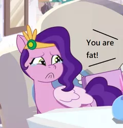 Size: 442x460 | Tagged: safe, derpibooru import, edit, edited screencap, screencap, pipp petals, my little pony: tell your tale, spoiler:g5, spoiler:my little pony: tell your tale, spoiler:tyts01e11, fat shaming, g5, image, maretime bay day 2.0, petalbuse, png, sad, verbal abuse