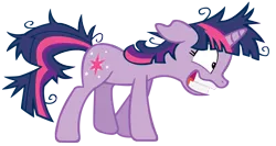 Size: 3000x1600 | Tagged: safe, artist:smlahyee, derpibooru import, twilight sparkle, pony, unicorn, lesson zero, female, image, mare, png, simple background, solo, transparent background, twilight snapple, unicorn twilight, vector